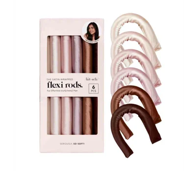 Satin Wrapped Flexi Rods 6Pc