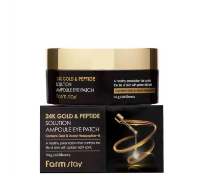 24K Gold & Peptide Solution Ampoule Eye Patch