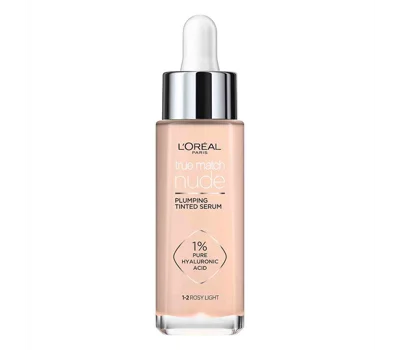 L'Oréal Paris True Match Nude Δράση Serum - Κάλυψη Foundation – Rosy light 1-2 30 ml