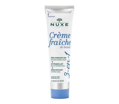 Crème Fraiche De Beauté® 3-In-1, 48H Moisturising Cream, Make-Up Remover Milk, Plumping Mask 100ml